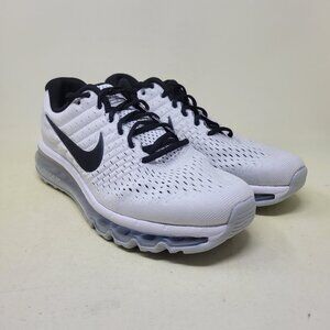 Nike Air Max 2017 Men's Size 8.5 White Platinum Silver Sneakers 849559-100